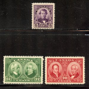 Canada #246-8, Mint Never Hinge.  (11)