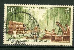 FRENCH WEST AFRICA C18 USED BIN  .80 LOGGING