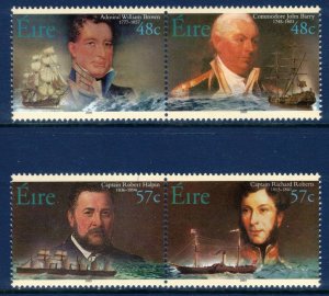 IRELAND 2003 Irish Mariners; Scott 1503a, 1505a, SG 1612a, 1614a; MNH