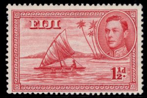 FIJI GVI SG252, 1½d carmine, M MINT.