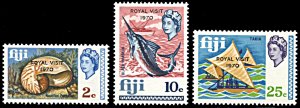 Fiji 286-288, MNH, Royal Visit