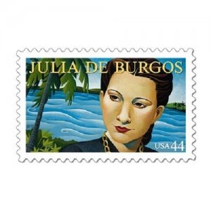 2010 44c Julia de Burgos, Puerto Rico's illustrious poet Scott 4476 Mint F/VF NH