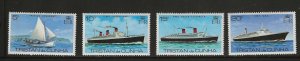 Tristan da Cunha #235-58 MNH Set of 4 Singles Collection / Lot