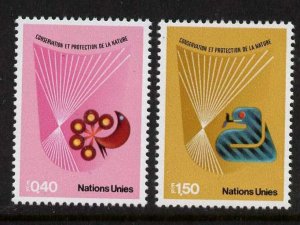 United Nations - Geneva 111-2 MNH Conservation & Protection of Nature