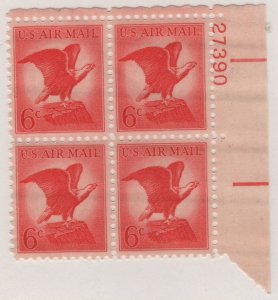 C67 6c Eagle 27390 UR Plate Block
