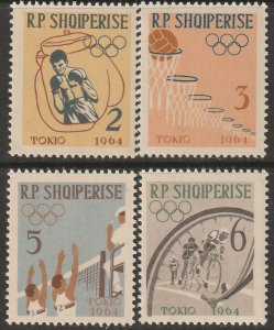 Albania 666-669 partial set MNH