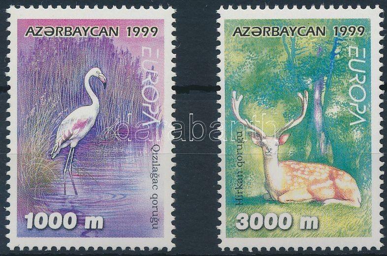 Azerbaijan stamp National Parks set MNH 1999 Mi 442-443 Animals WS231172