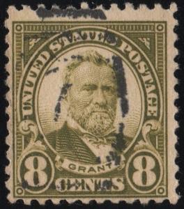 SC#560 8¢ Grant Single (1923) Used