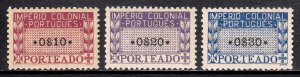 Portuguese Africa - Scott #J1//J3 - MH - See description - SCV $2.10