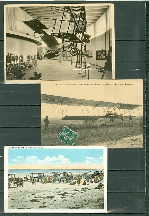 AVIATION HISTORY...LOT of (5) ITEMS...PO CARDS & PICTURE...VERY NICE