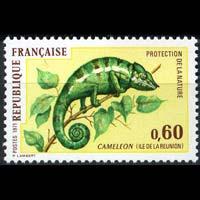 FRANCE 1971 - Scott# 1321 Chameleon Set of 1 NH