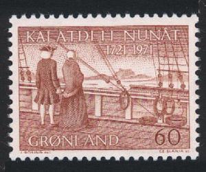 Greenland 250th Anniversary of Hans Egedes Arrival in Greenland 1v SG#75 SC#77