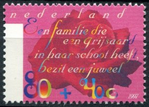 Netherlands Sc#B699 MNH, 80c+40c multi, Summer Stamps 1997: The Elderly and t...