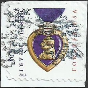 # 4704b USED PURPLE HEART AND RIBBON