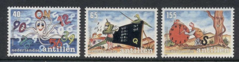 Netherlands Antilles 1991 Welfare Fight Illiteracy MUH