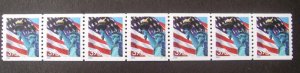 Scott 3979, 39c Lady Liberty, PNC7 #S1111, MNH Coil Beauty