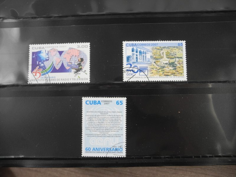 CUBA(2002-2008), Stamp Collection in stock pages(Kenmore binder)