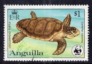 Anguilla 540 Turtle Used VF