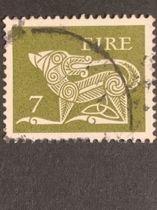 Eire 7 stamp  ,  black cancelled postage used, refno:5014