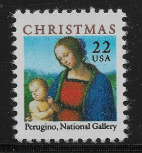 Scott#: 2244 - Christmas Traditional 1986 22c single stamp MNH OG