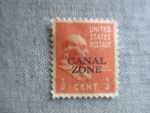 Canal Zone, Scott#118, MH