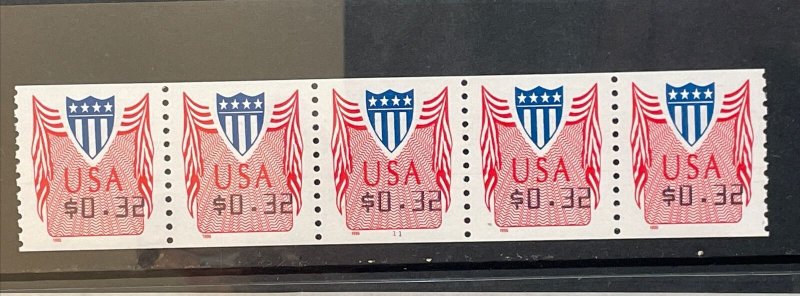 US PNC5 32c Computer Vended Postage Stamp Sc# CVP33 Plate 11, MNH