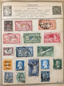 Rowland Hill Old M&U Collection (Apx600) India China Africa Japan USA (SK209) 