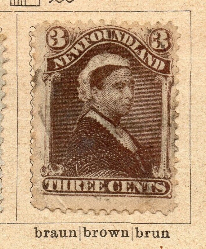 Newfoundland 1887 Early Issue Fine Used 3c. NW-11924