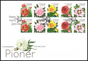 Sweden 2417F Flowers U/A FDC