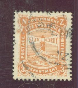 New Zealand #OY20 Used Single