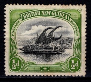 British New Guinea 1901-05 Lakatoi Def., ½d [Mint]