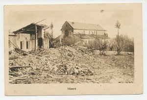Fieldpost postcard Germany / France 1917 War violence - Manre - WWI