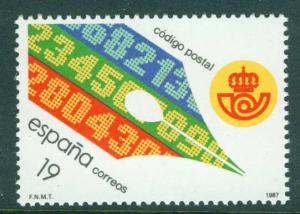 SPAIN Scott 2522 MNH** 1987 Postal Code stamp