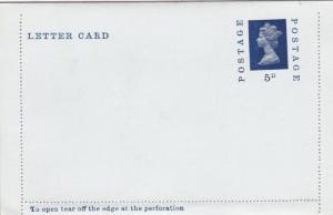 Queen Elizabeth 5d Lettercard Unused VGC