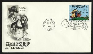 #3000g 32c Toonerville Folks, Art Craft FDC **ANY 5=FREE SHIPPING**