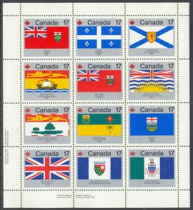 Canada Scott #'s 832a MNH error