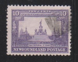 Newfoundland, 10c War Memorial (SC# 169) USED