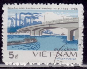 Vietnam, 1985, 30th Anniversary of Liberation of Haiphong, 5d, sc#1508 used*