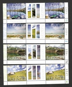 MONTENEGRO - MNH STRIP - TOURISM - 2008.