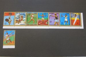 Paraguay 1975 Sc 1606-08 Olympic CTO set FU