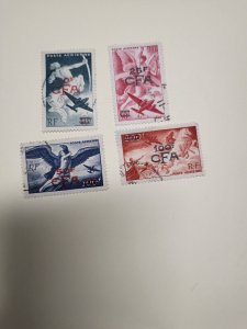 Stamps Reunion Scott #C35-8 used