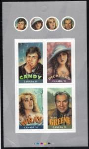 Canada 2006, Canadian/Hollywood, MNH Bkl Pane of 4 # 2154iii