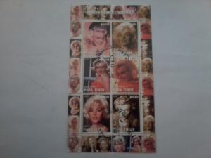 TIMOR SHEET USED MARILYN MONROE