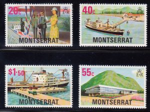 Monserrat Scott #370-373 MH