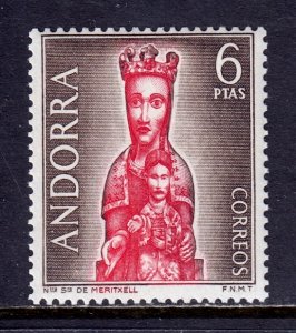 Andorra (Spanish) - Scott #57 - MH - Minor paper adhesion/rev. - SCV $2.75