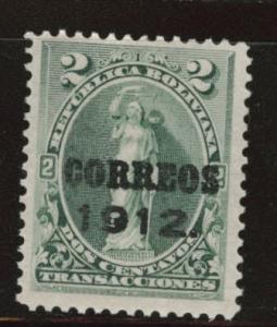 Bolivia Scott 98 MH*