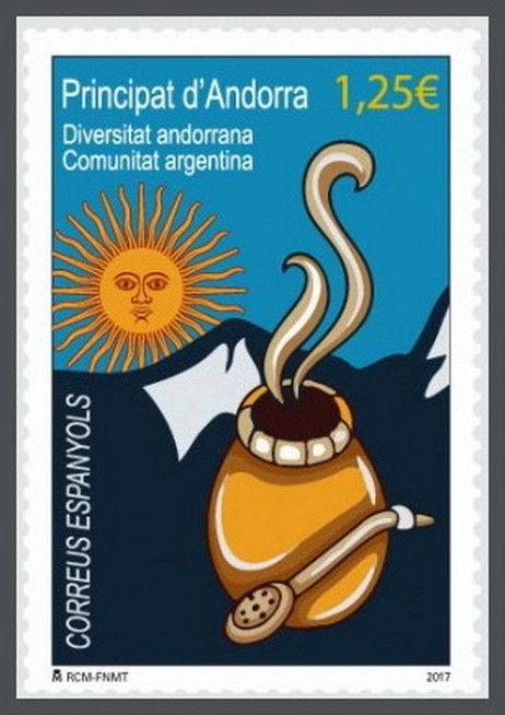 H01 Andorra (Spain) 2017 Argentinian Community MNH Postfrisch