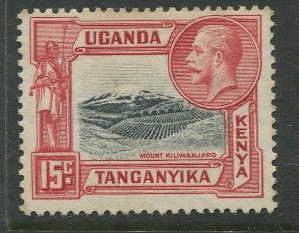 Kenya & Uganda - Scott 49 - KGV Definitive -1935 - MNH - Single 15c Stamp