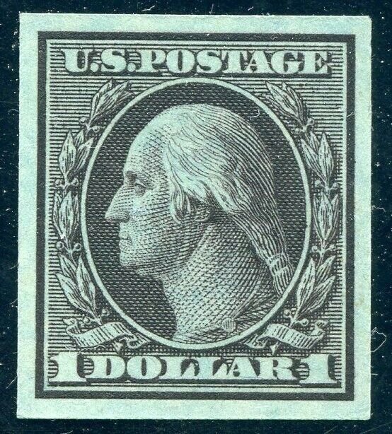 US SCOTT #342TC1ah Trial Color Large Die Proof Brown On Blue Green (DFP 7/13/20)