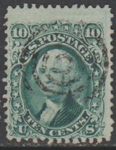 U.S.  Scott #68 Washington Stamp - Used Single